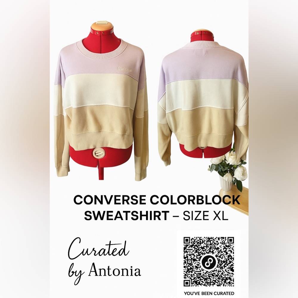 Converse Pastel Block Crewneck